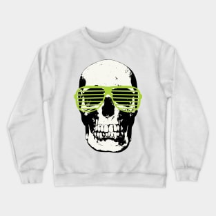 Cool skull with cool glasses Crewneck Sweatshirt